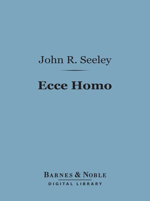 cover image of Ecce Homo (Barnes & Noble Digital Library)